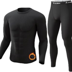 Thermal Underwear Long Johns for Men Base Layer Cold Weather Set